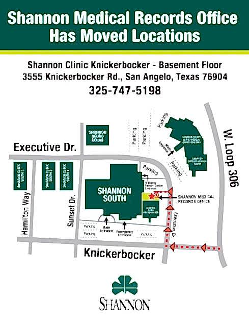 Shannon Medical Map