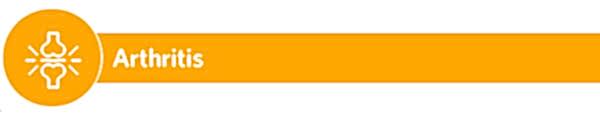 Arthritis - icon with orange banner