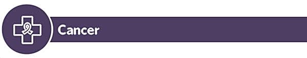 Cancer - icon with dark purple banner